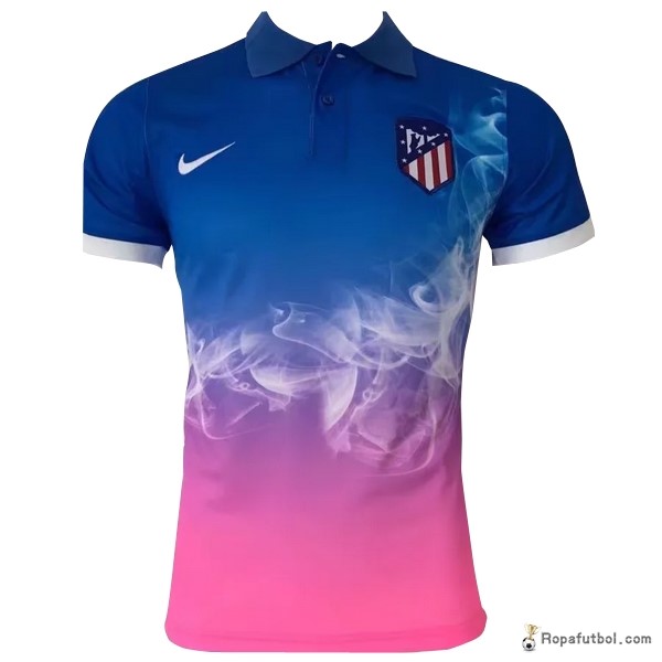 Polo Atlético de Madrid 2017/18 Azul Rosa